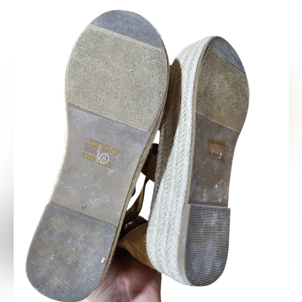 Bonnibell Brown Platform‎ Sandals Size 8